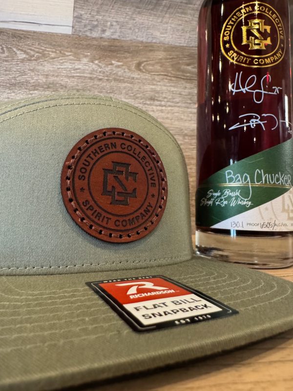Southern Collective Leather Patch 7-Panel Hat - Image 2
