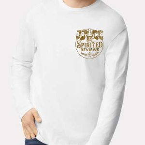 Spirited Reviews Main Logo L/S Tee - White